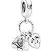 Pandora Baby Bottle and Shoes Dangle Charm 798106CZ For Women