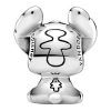 Pandora Disney Lilo And Stitch Silver Charm With Black And Purple Enamel 798844C01 For Women