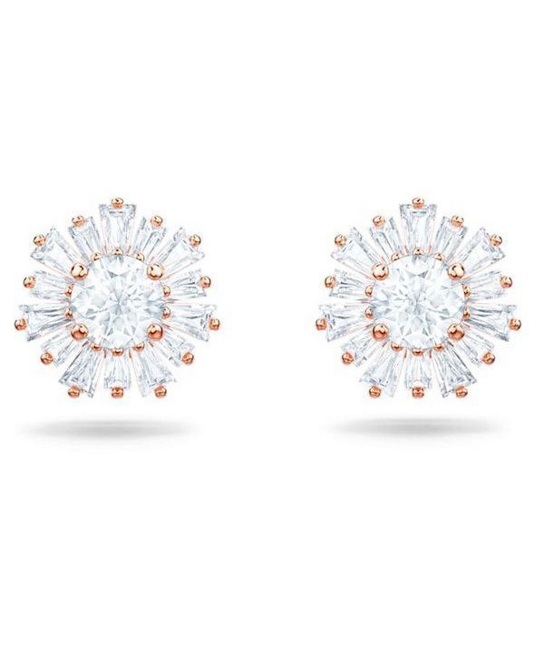 Swarovski Idyllia Rose Gold Tone Plated And Zirconia Stud Earrings 5459597 For Women 1 Swarovski Idyllia Rose Gold Tone Plated And Zirconia Stud Earrings 5459597 For Women