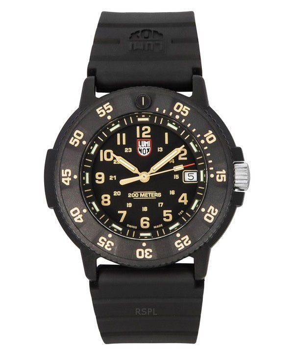 Luminox Original Navy Seal EVO Rubber Strap Black Dial Quartz Diver's XS.3001.EVO Luminox Original Navy Seal EVO Rubber Strap Black Dial Quartz Diver's XS.3001.EVO.OR 200M Men's Watch