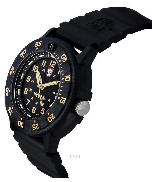 Luminox Original Navy Seal EVO Rubber Strap Black Dial Quartz Diver's XS.3001.EVO Luminox Original Navy Seal EVO Rubber Strap Black Dial Quartz Diver's XS.3001.EVO.OR 200M Men's Watch