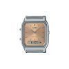 Casio Vintage Analog Digital Light Copper Dial Dual time Quartz AQ-230A-4AMQY Unisex Watch