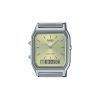 Casio Vintage Analog Digital Light Champagne Dial Quartz AQ-230A-9AMQY Unisex Watch