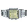 Casio Vintage Analog Digital Light Champagne Dial Quartz AQ-230A-9AMQY Unisex Watch