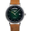 Bauhaus Classic Leather Strap Dark Green Dial Automatic 21624 Men's Watch
