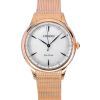 Citizen L Rose Gold Tone Stainless Steel White Dial Eco-Drive EM1153-88A Women's Watch