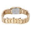 Citizen L Square Rose Gold Tone Stainless Steel Mother Of Pearl Dial Eco-Drive EW5603-89Y Women's Watch
