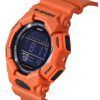 Casio G-Shock Digital Bio-Based Orange Resin Strap Black Dial Quartz GD-010-4 200M Men's Watch