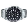 Casio Standard Analog Stainless Steel Black Dial Quartz MTD-135D-1AV Men's Watch