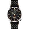AVI-8 Hawker Typhoon Baldwin Automatic Leather Strap Cool Black Dial AV-4119-01 Men's Watch