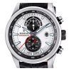 Festina Timeless Chronograph Leather Strap Silver Dial Quartz F20695-1 100M Men's Watch