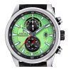 Festina Timeless Chronograph Leather Strap Green Dial Quartz F20695-3 100M Men's Watch