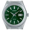 Casio Standard Analog Stainless Steel Green Dial Quartz MTP-B180D-3AV Men's Watch