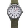 Ratio Quest Men's Field Watch Sapphire Canvas Strap Quartz RTQ027 100M Lewis And Clark Edition