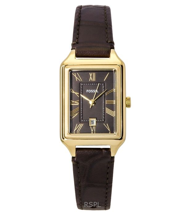Fossil Raquel Leather Strap Brown Dial Quartz ES5367 Women's Watch 1 Fossil Raquel Leather Strap Brown Dial Quartz ES5367 Women's Watch