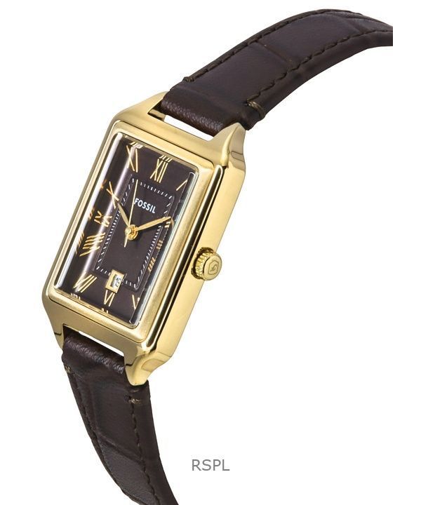 Fossil Raquel Leather Strap Brown Dial Quartz ES5367 Women's Watch 2 Fossil Raquel Leather Strap Brown Dial Quartz ES5367 Women's Watch