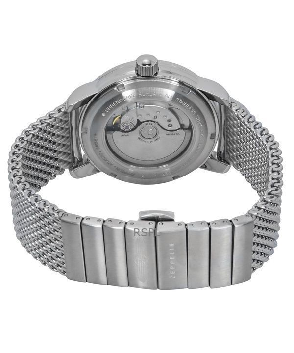 Zeppelin Atlantic Stainless Steel Ice Blue Dial Automatic 8462M6 Men's Watch 3 Zeppelin Atlantic Stainless Steel Ice Blue Dial Automatic 8462M6 Men's Watch