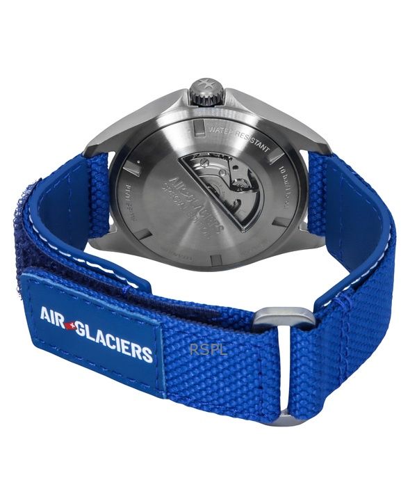 Hamilton Khaki Aviation Pilot Air-Glaciers Edition Textile Strap Blue Dial Automatic H64655941 100M Men's Watch 4 Hamilton Khaki Aviation Pilot Air-Glaciers Edition Textile Strap Blue Dial Automatic H64655941 100M Men's Watch