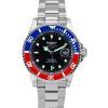 Invicta Pro Diver Stainless Steel Black Dial Pepsi Bezel Quartz 47354 200M Men's Watch