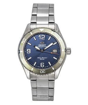Orient Mako III Stainless Steel Blue Dial Solar Diver's RA-WJ0002L 200M Men's Watch