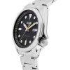 Refurbished Seiko 5 Sports Stainless Steel Black Dial Automatic SRPE57K1 100M Men's Watch