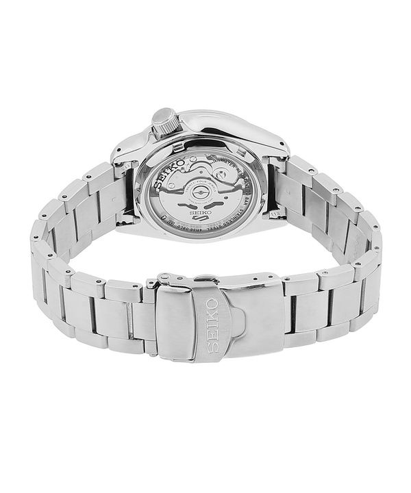 Refurbished Seiko 5 Sports Stainless Steel Black Dial Automatic SRPE57K1 100M Men's Watch