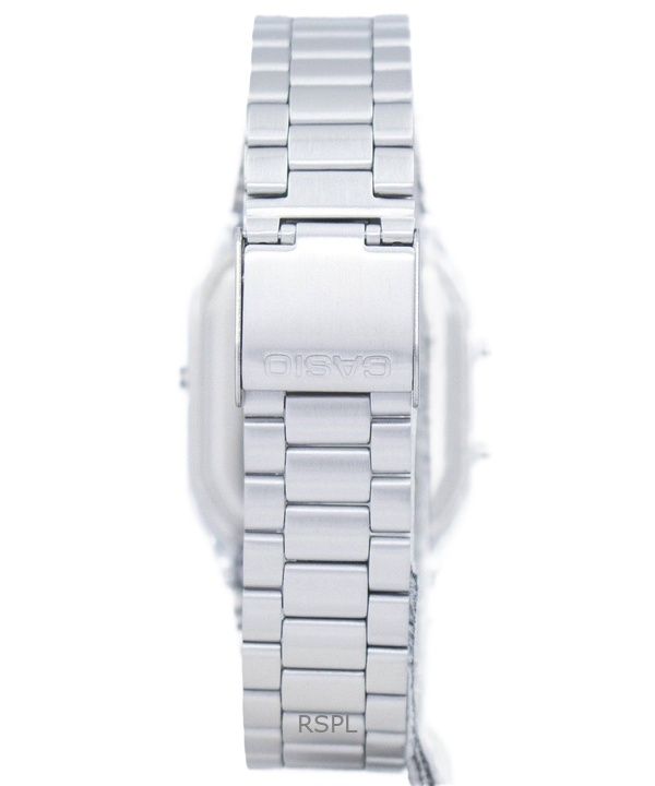 Refurbished Casio Youth Analog Digital Stainless Steel Black Dial Quartz AQ-230A-1DHDF Unisex Watch