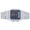 Refurbished Casio Youth Analog Digital Stainless Steel Black Dial Quartz AQ-230A-1DHDF Unisex Watch