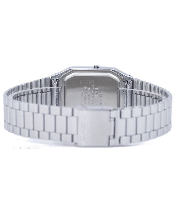 Refurbished Casio Youth Analog Digital Stainless Steel Black Dial Quartz AQ-230A-1DHDF Unisex Watch