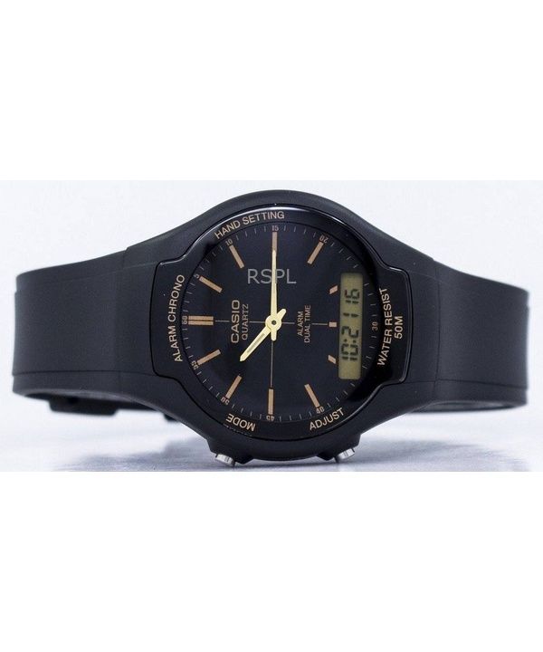 Refurbished Casio Analog Digital Resin Strap Black Dial Quartz AW-90H-9EVDF Men's Watch 4 Refurbished Casio Analog Digital Resin Strap Black Dial Quartz AW-90H-9EVDF Men's Watch