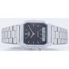 Refurbished Casio Vintage Analog Digital Stainless Steel Black Dial Quartz AQ-230A-1DHDF Unisex Watch