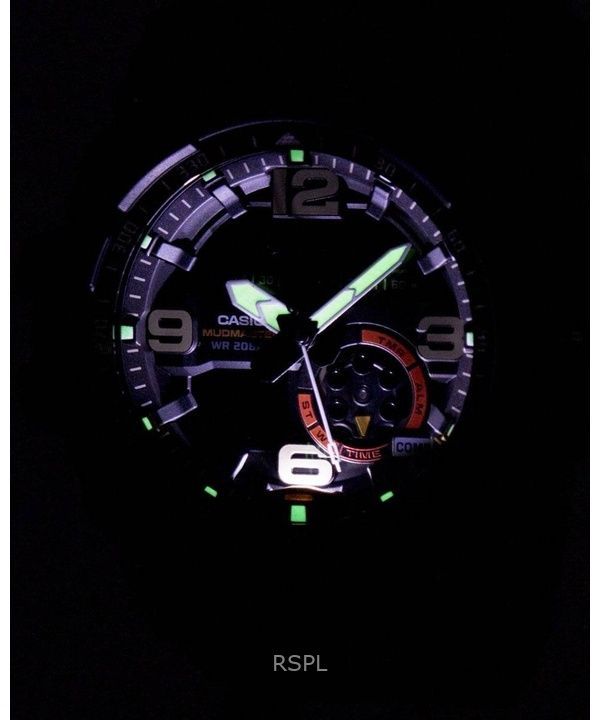 Refurbished Casio G-Shock Mudmaster Analog Digital Black Dial Quartz GG-1000-1A5 200M Men's Watch