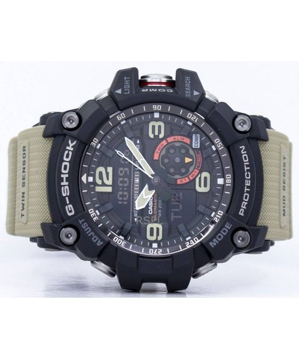 Refurbished Casio G-Shock Mudmaster Analog Digital Black Dial Quartz GG-1000-1A5 200M Men's Watch