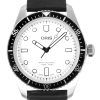 Oris Social Club Singapore Leather Strap White Dial Automatic 01-733-7707-4051-OSC-SGP-Set 100M Men's Watch