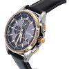 Citizen Attesa Radio-Controlled Leather Strap Grey Dial Eco-Drive BY1004-17X 100M Men's Watch