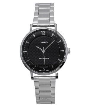 Casio Standard Analog Stainless Steel Black Dial Quartz LTP-VT04D-1A Women's Watch