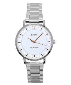 Casio Standard Analog Stainless Steel Cream Dial Quartz LTP-VT04D-7A Women's Watch