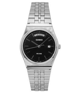 Casio Standard Analog Stainless Steel Black Dial Quartz MTP-B146D-1AV Men's Watch