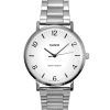 Casio Standard Analog Stainless Steel White Dial Quartz MTP-VT03D-7B Men's Watch