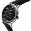Casio Standard Analog Leather Strap Black Dial Quartz MTP-VT03L-1B Men's Watch