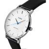 Casio Standard Analog Leather Strap White Dial Quartz MTP-VT04L-7E Men's Watch