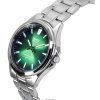 Casio Standard Analog Stainless Steel Green Dial Solar MTS-RS100D-3AV Men's Watch