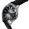 Casio Standard Analog Leather Strap Black Dial Solar MTS-RS100L-1AV Men's Watch