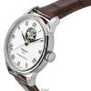 Tissot Le Locle Powermatic 80 Leather Strap Open Heart Silver Dial Automatic T006.407.16.033.01 Men's Watch