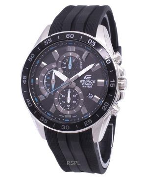 Refurbished Casio Edifice Chronograph Resin Strap Black Dial Quartz EFV-550P-1AV 100M Men's Watch