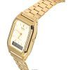 Refurbished Casio Analog Digital Gold Dial Quartz AQ-230GA-9DMQYES Men's Watch
