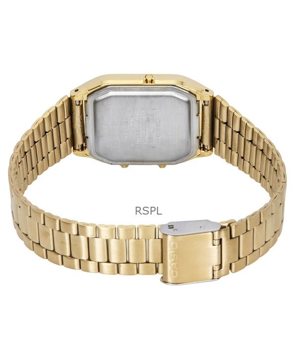 Refurbished Casio Analog Digital Gold Dial Quartz AQ-230GA-9DMQYES Men's Watch