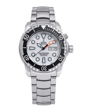 Ratio FreeDiver Helium-Safe 1000M Sapphire Automatic 1068HA96-34VA-WHT Men's Watch