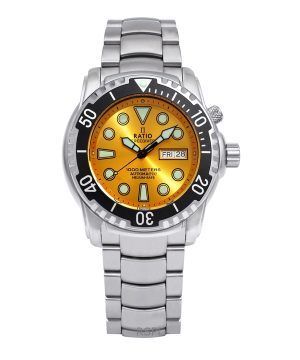 Ratio FreeDiver Helium-Safe 1000M Sapphire Automatic 1068HA96-34VA-YLW Men's Watch