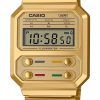 Casio Youth Vintage Stainless Steel Digital A100WEG-9A A100WEG-9 Womens Watch